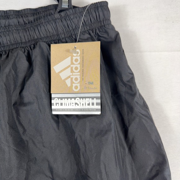 VTG Adidas Windbreaker Pants Climashell 3/4 Crop XL NWT Black Cargo Techwear Y2K - Picture 5 of 11